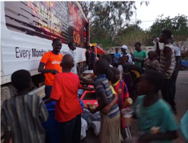 At Africell, sharing and caring continues