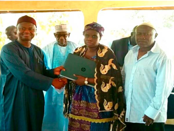 Sight-Savers donates laptop to nominated NAM