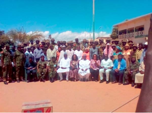 Nigerian ECOMIG contingent gives food items to EFSTH