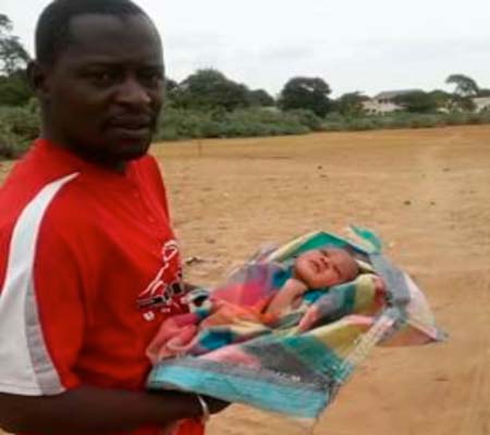 ‘Abandoned baby’ found alive in mangrove swamp