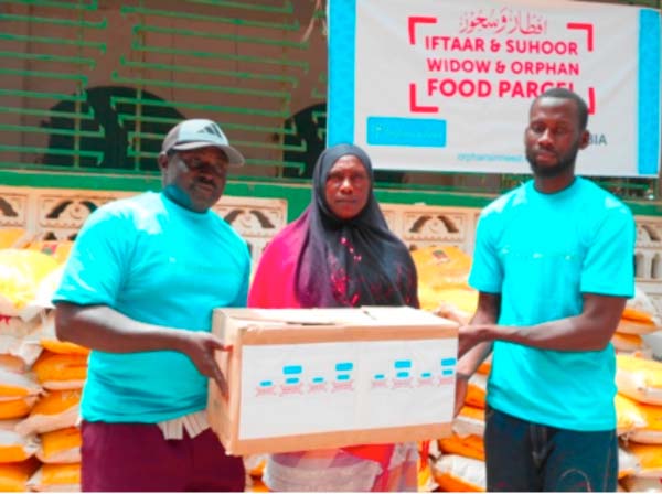 Orphans in Needs presents Ramadan gifts to 200 widows