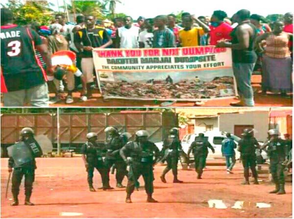Bakoteh youth, police officers clash