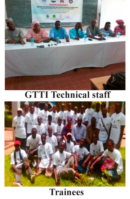 Technicians trained on use of gases harmful to ozone layer