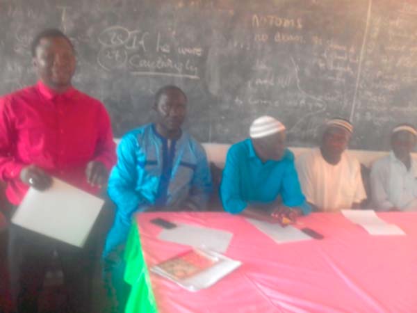 Kaiaf Upper Basic School receives donation of solar panel