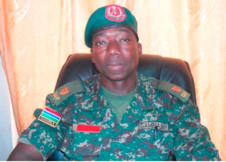 Major Sanyang appointed new GAF PRO