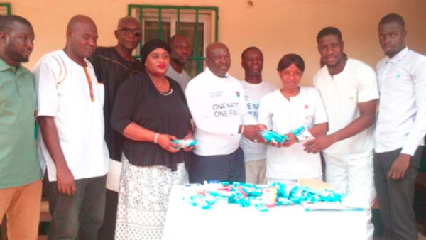 New Gambia Movement donates 100 thermometers to Serekunda Health Centre