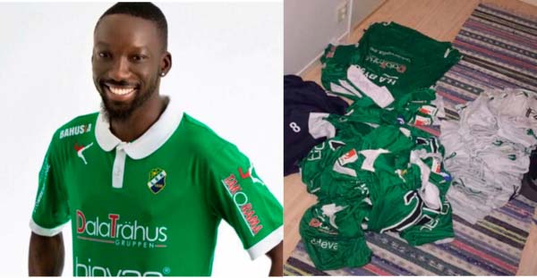 Gambian star Omar Jagne donates football equipment to Mamakoto FC
