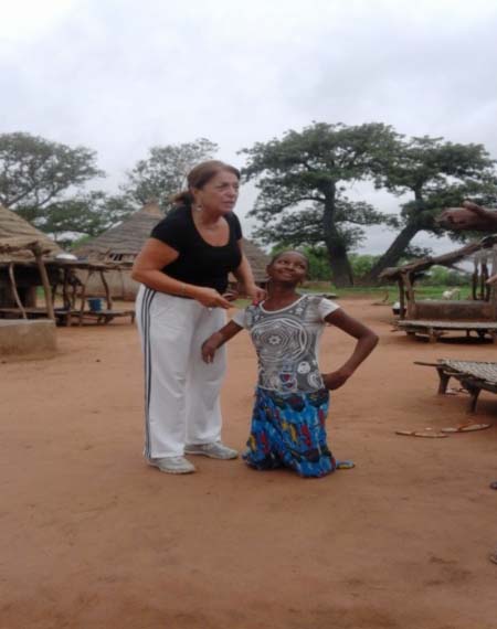 Philanthropist visits rural Gambia