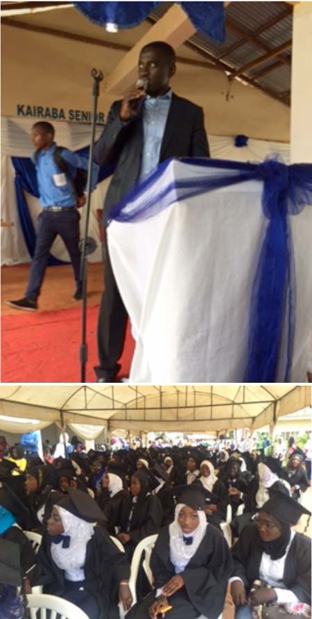 “Set a Goal, Take a Step, Persist” Sabally advises graduates at Kairaba