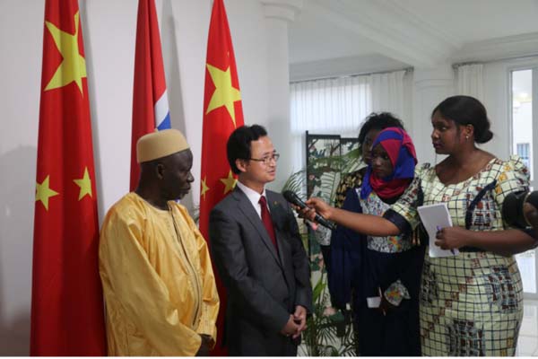 Darboe unveils flag of Chinese Embassy to be fully-fledged embassy