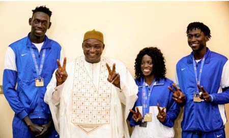Volleyball final dedicated to President Barrow