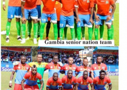gambia senior team and congo