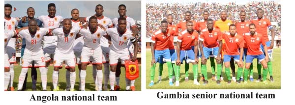 Angola hosts Gambia in AFCON qualifiers today