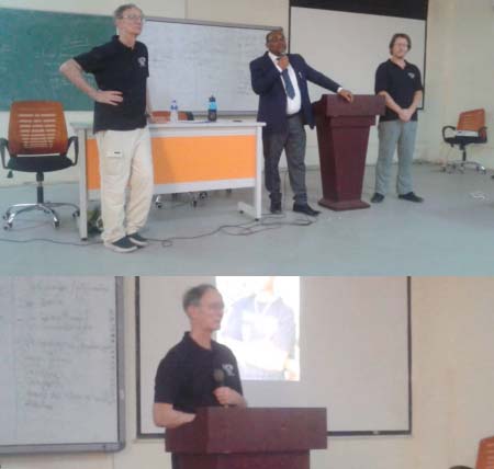 Mercy Ship’s Dr Keith tells AIUWA medical students that anyone can change lives through humanitarian assistance