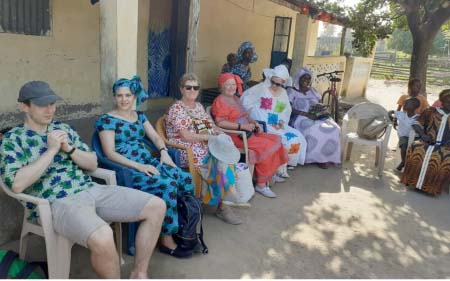 Parish of Sunning Hill donates to Sanyang Women Kafo