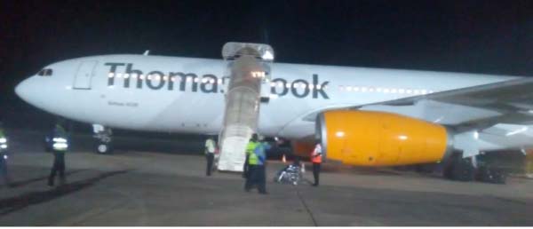 Thomas Cook NE second flight arrives with 387 passengers