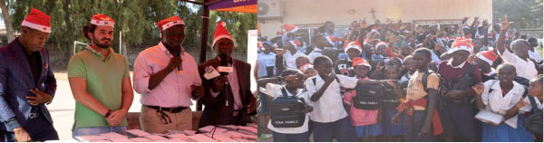 Africell’s Christmas giveaway goes to town