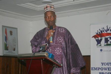 Minister Bah encourages Gambians to recite national anthem