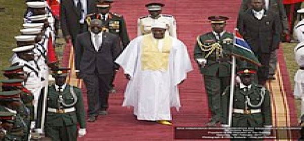 Barrow leaves for Abuja