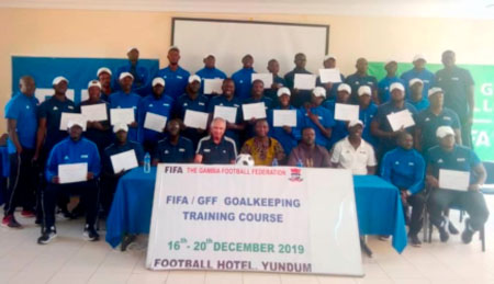 GFF graduates first cohort of goalkeeper trainers