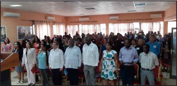 Cuban and Gambian health professionals celebrated a successful Scientific Day in Banjul