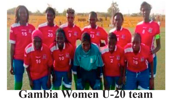Gambia women U-20 female team losses to Senegal in int’l friendly