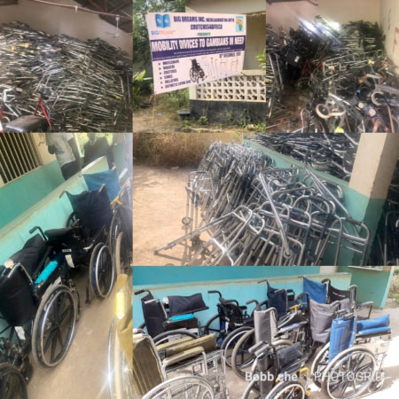 Differently abled persons, hospitals boosted with over $1000 worth of mobility devices