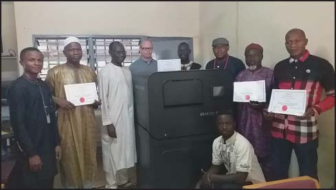 MoBSE  Trains Polyvalent itinerant teachers, IT Technicians on Braille Embosser Machine