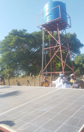 Nda Mariam Jagne Foundation hands over solar borehole to Kandonku