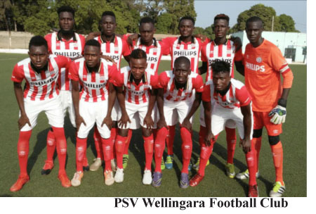 PSV Wellingara humiliates Second Infantry in 2nd Tier