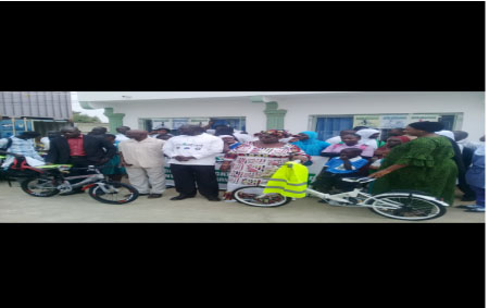 Child Fund gives 1000 Bikes to students