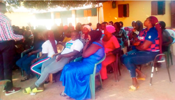 GAMCOTRAP sensitises out of school girls on FGM