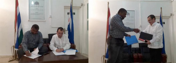 Gambia and Cuba renew Healtha Cooperation Agreement