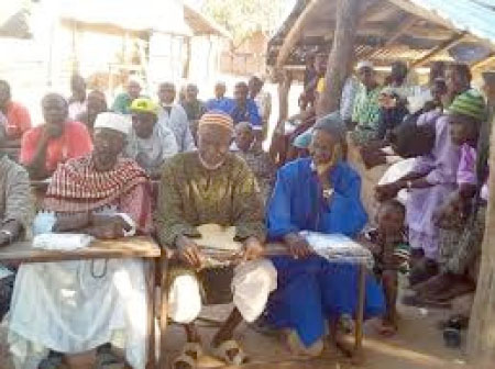 Sandu and Jimara Chiefs encourage farmers to take ownership of Livestock Project