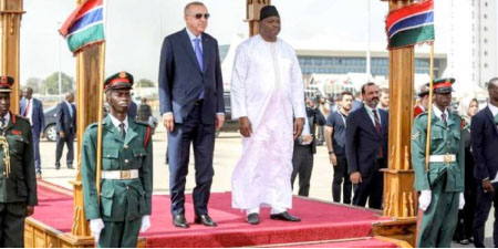 Press statement by his excellency mr. adama barrow, president of the republic of the gambia on the visit of his excellency mr. recep tayyip