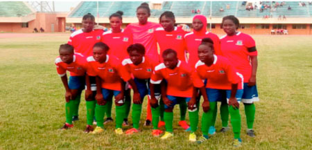 Gambia U-20 women team leaves for Ouagadougou prior to World Cup tie with B/ Faso