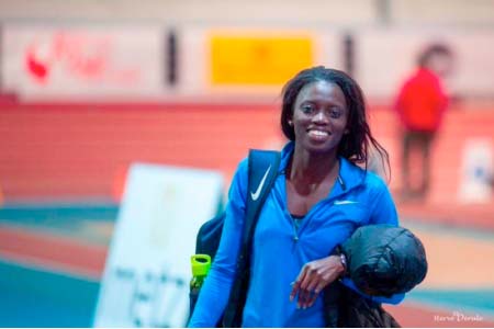 Gina Bass breaks another record in IAAF Europe tour