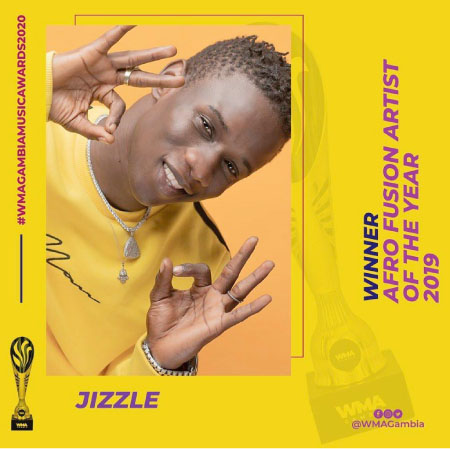 Gambia’s Jizzle Takes Away The Most Awards at WahSahlat Awards including Artist of the Year!