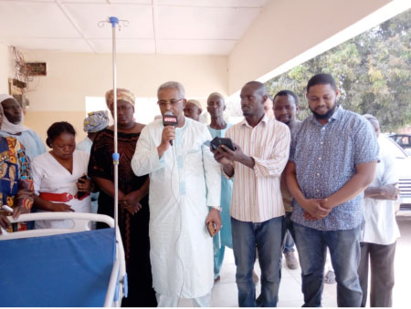 D1.5M worth of equipment for Sanyang health centre