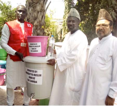 Ahmadiyya Muslim Jama’at supports Gambia Red Cross