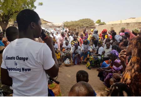 Beakanyang sensitises communities on climate change