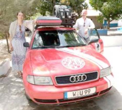 Bottrop to Bottrop challengers arrive in Gambia