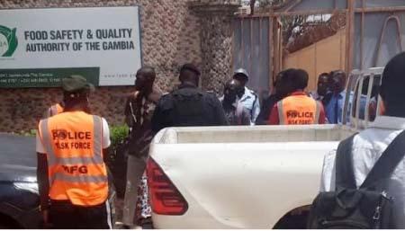 Police arrest defiant sacked Food Safety staff