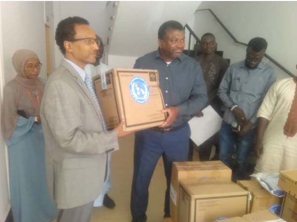 WHO presents protective gears to Health Ministry