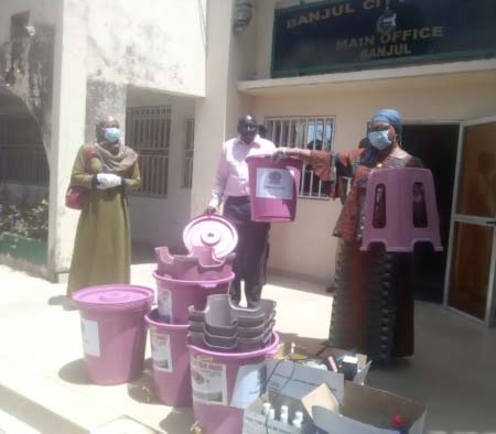 GCCPC donates sanitizers, others to BCC