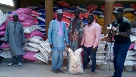 Ginkon Foundation donates 600 bags of rice to Gambians