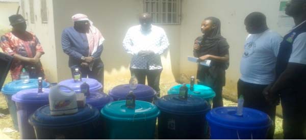 JTGA donates sanitary materials to CRR security institutions