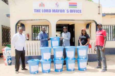 KMRFA donates sanitary materials to KMC