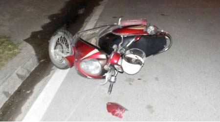 Woman dies in motorbike accident