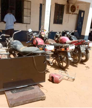 motorcycles police recover stolen arrest point